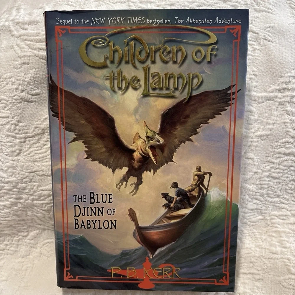 The Blue Djinn of Babylon Children of the Lamp Book 2 Hardcover